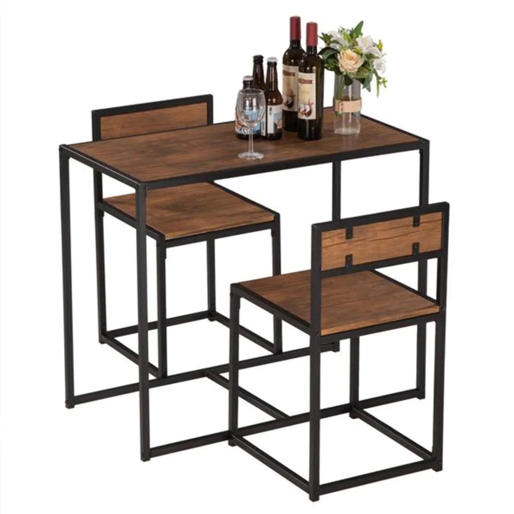 Wood Breakfast Table and Chair Three-Piece G137