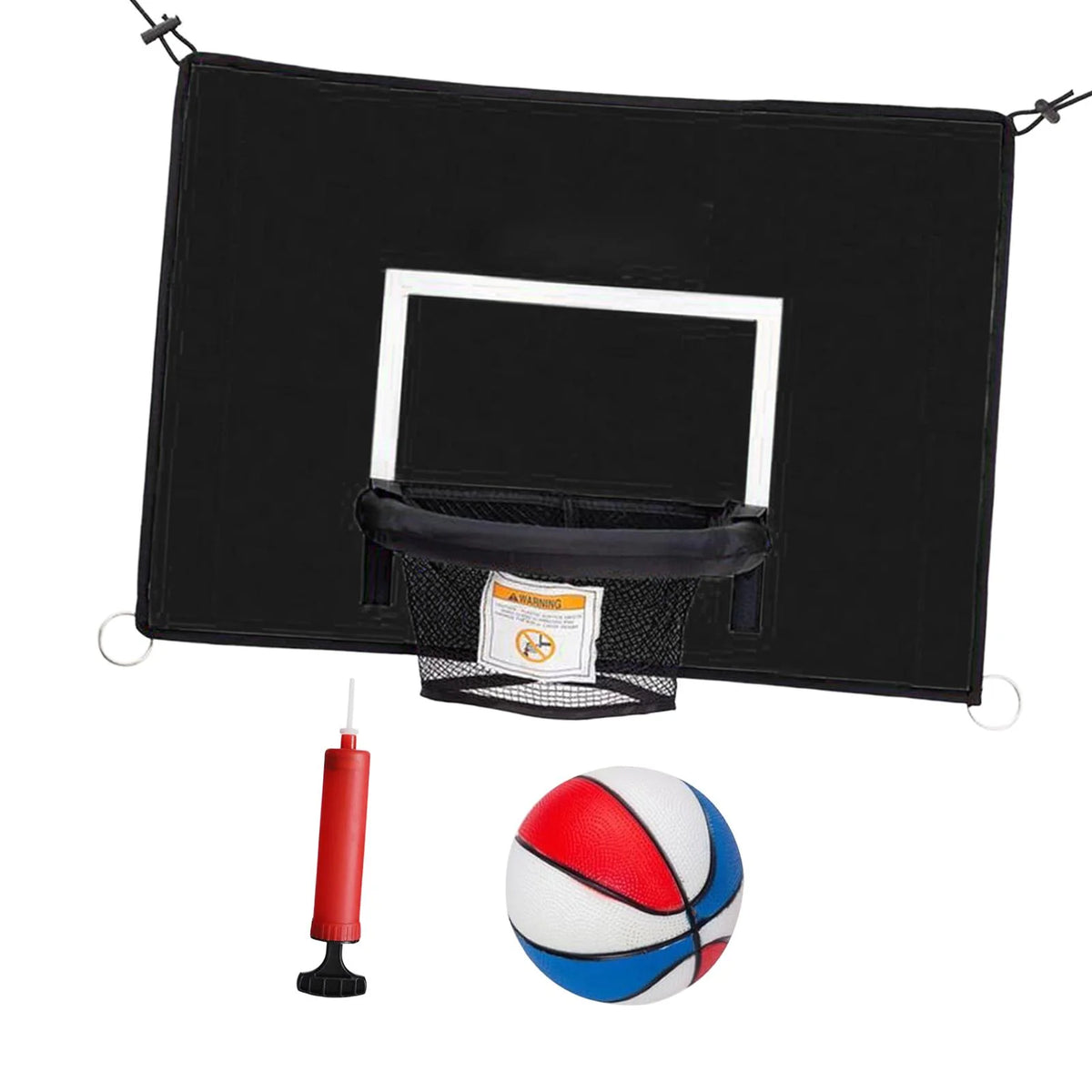 Basketball Hoop for Trampoline Basketball Frame Lightweight Backboard Sturdy for 69cm Colored Ball R747046