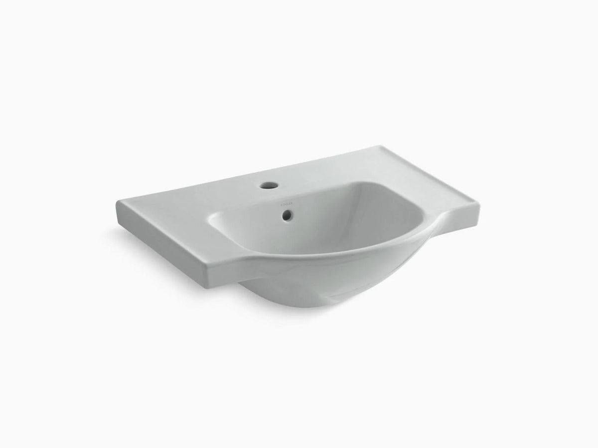 Single-Hole Sink Basin, 24-Inch, Ice Grey O89835