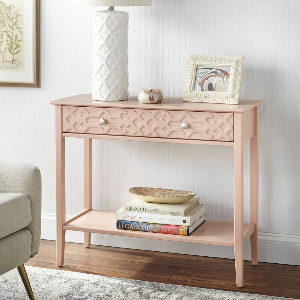 White Console Table B4790