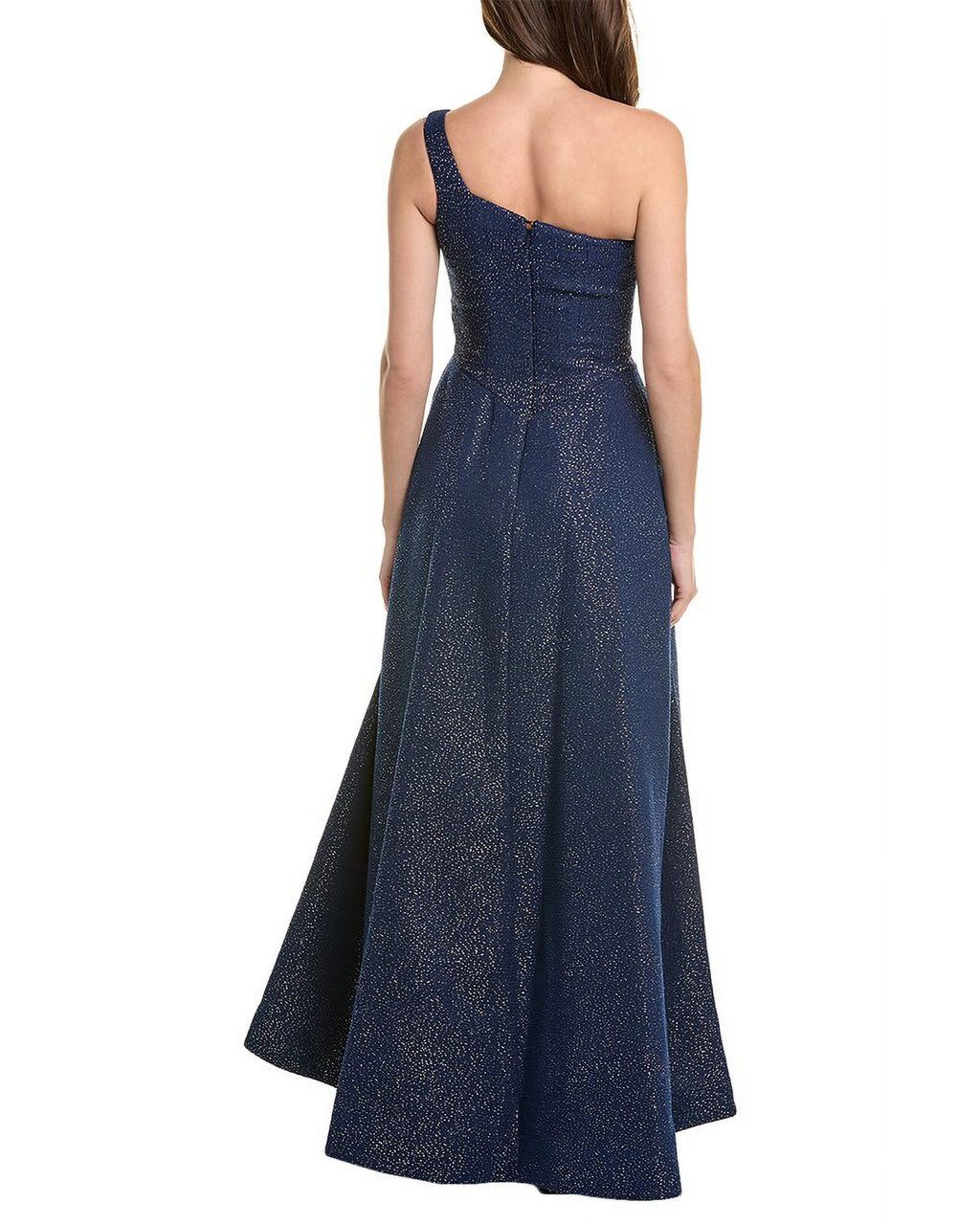 Metallic Jacquard Gown M20867