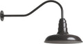 14 Inch Shade and 23 Inch Gooseneck Dark Bronze Steel Shade N43342