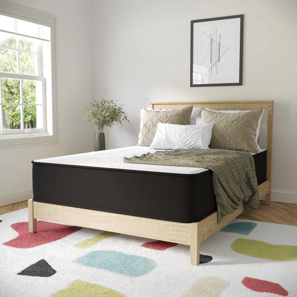 12” Foam & Pocket Spring Hybrid Mattress, Full K8910