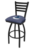 36x22 Black Wrinkle Swivel Bar Stool A737693