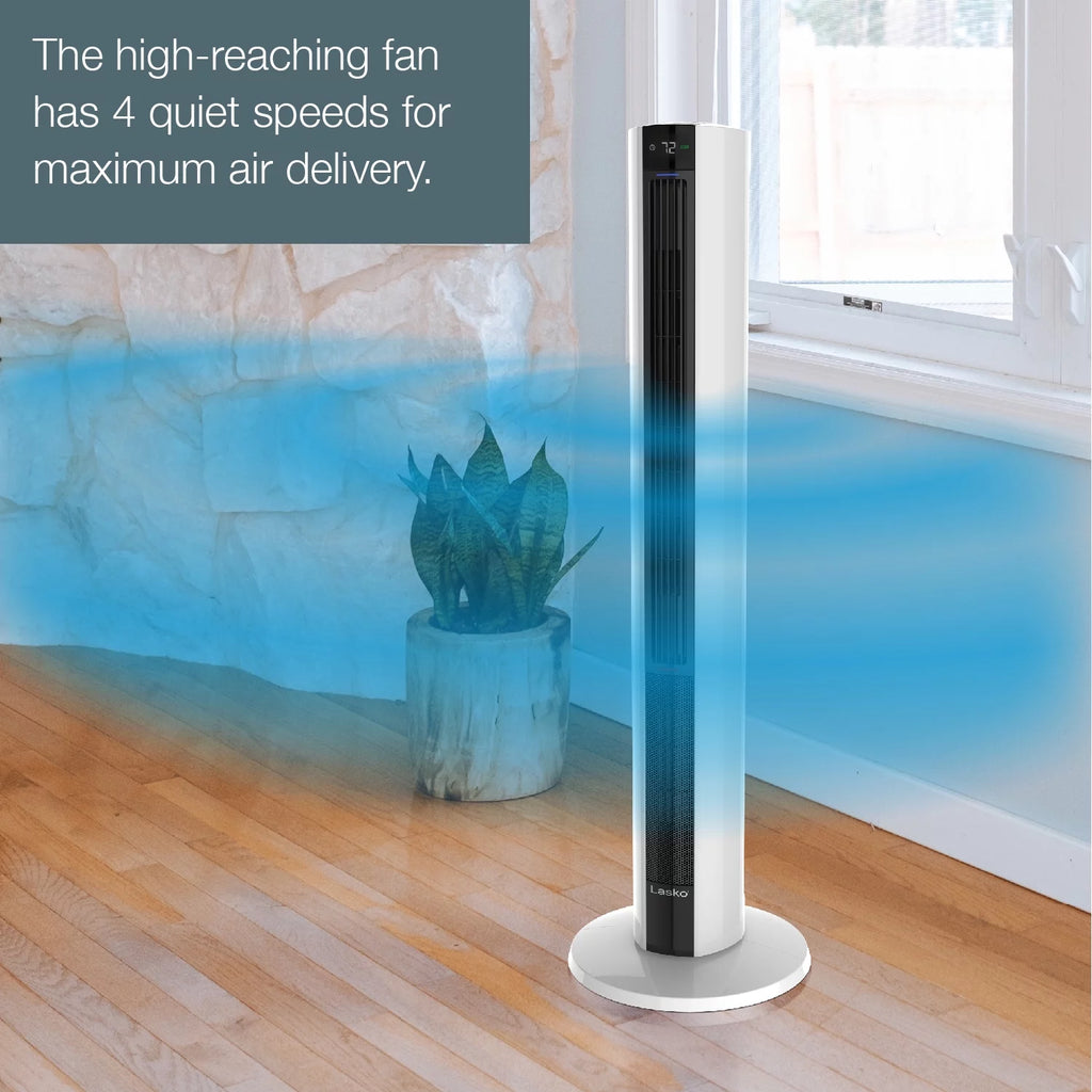 1500W Tower Fan & Space Heater with Timer and Remote P1387