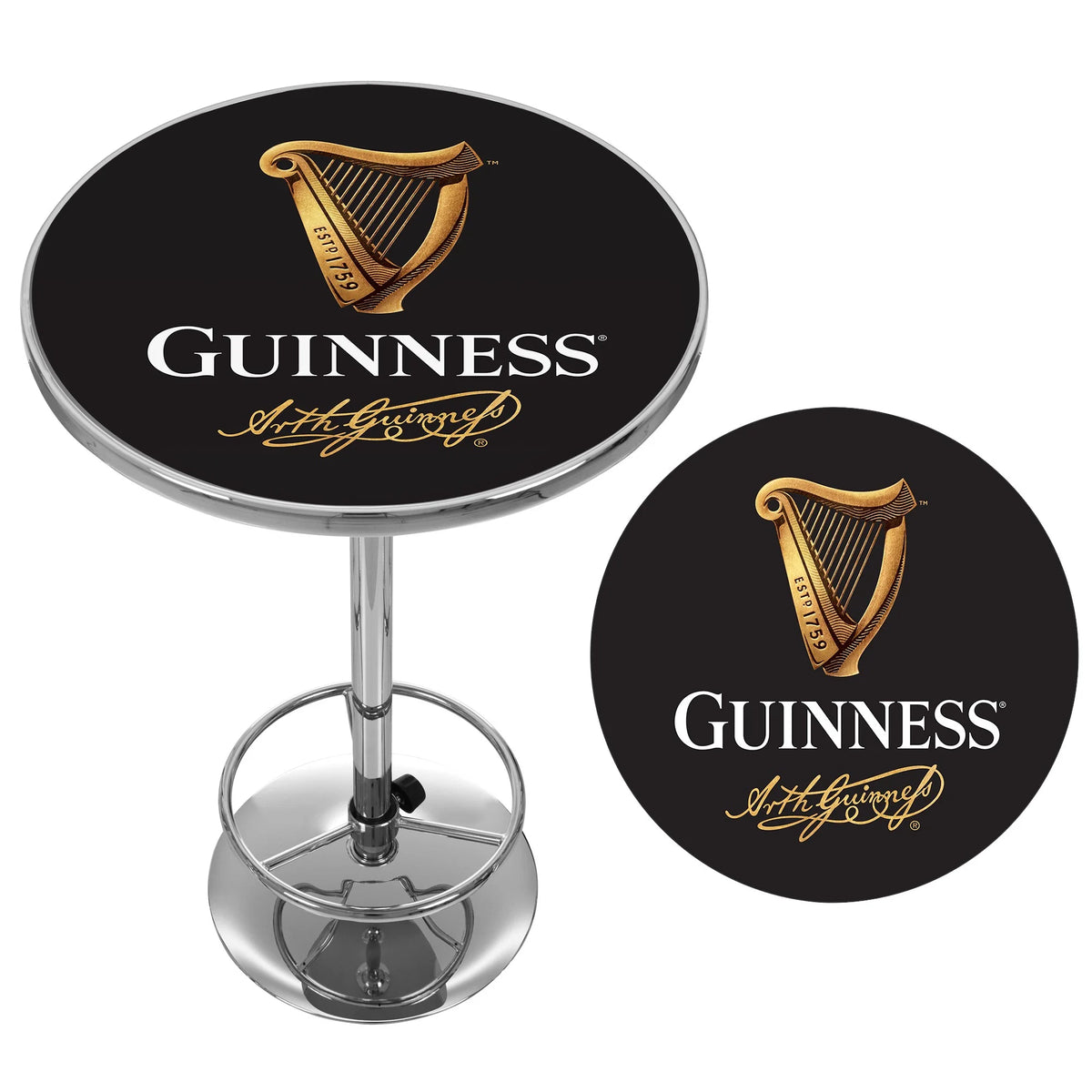 Chrome Pub Table A652360