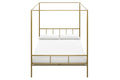 Queen Black Metal Canopy Platform Bed Frame O6521