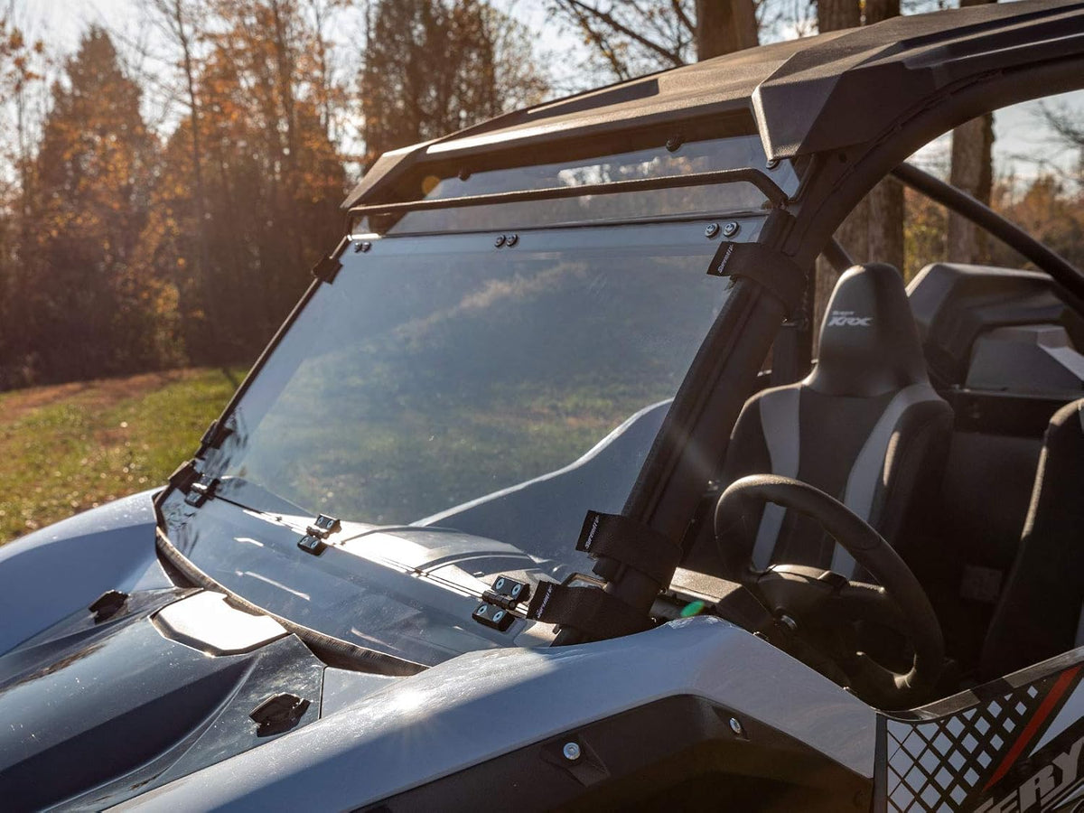 Scratch Resistant Flip Down Windshield, 1/4" Polycarbonate, Hard Coated U2124