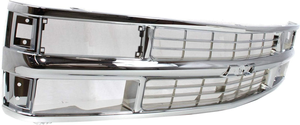 Chrome Shell and Insert Grille Plastic Cross Bar Insert W194479