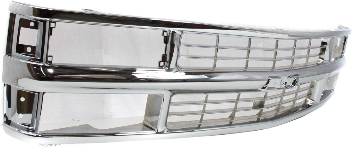 Chrome Shell and Insert Grille Plastic Cross Bar Insert W194479