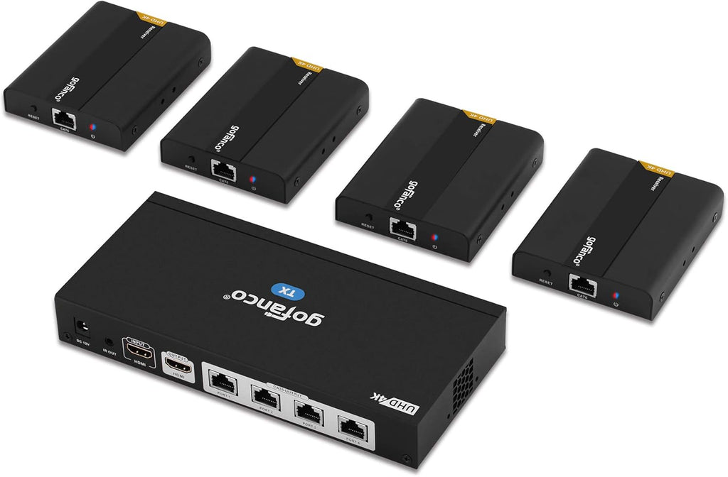 HDMI Extender Splitter 1080p Over Cat5e/Cat6/Cat7 Ethernet Cable T69984
