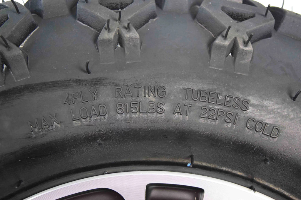 20x10-10 Golf Cart Turf Tire & Black Wheel Kit G173653
