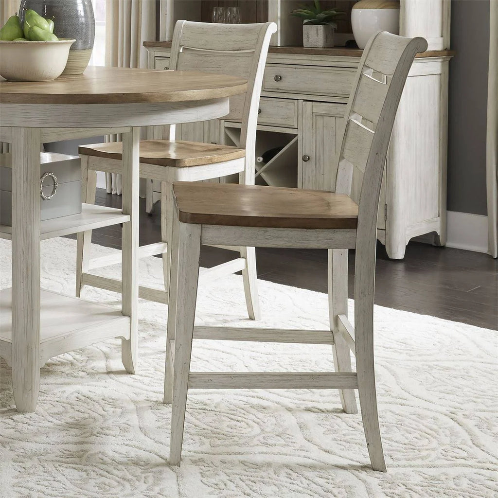 Ladder Back Counter Chair D970