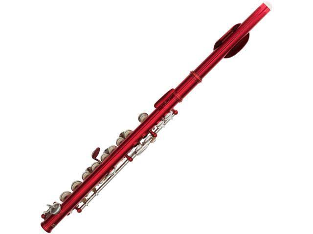 Red Piccolo with Nickel Plated Keys T5310
