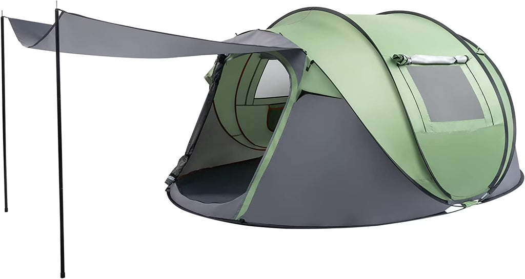 Pop Up Camping Tent, Waterproof Automatic Setup, 110inx79inx48in W61733
