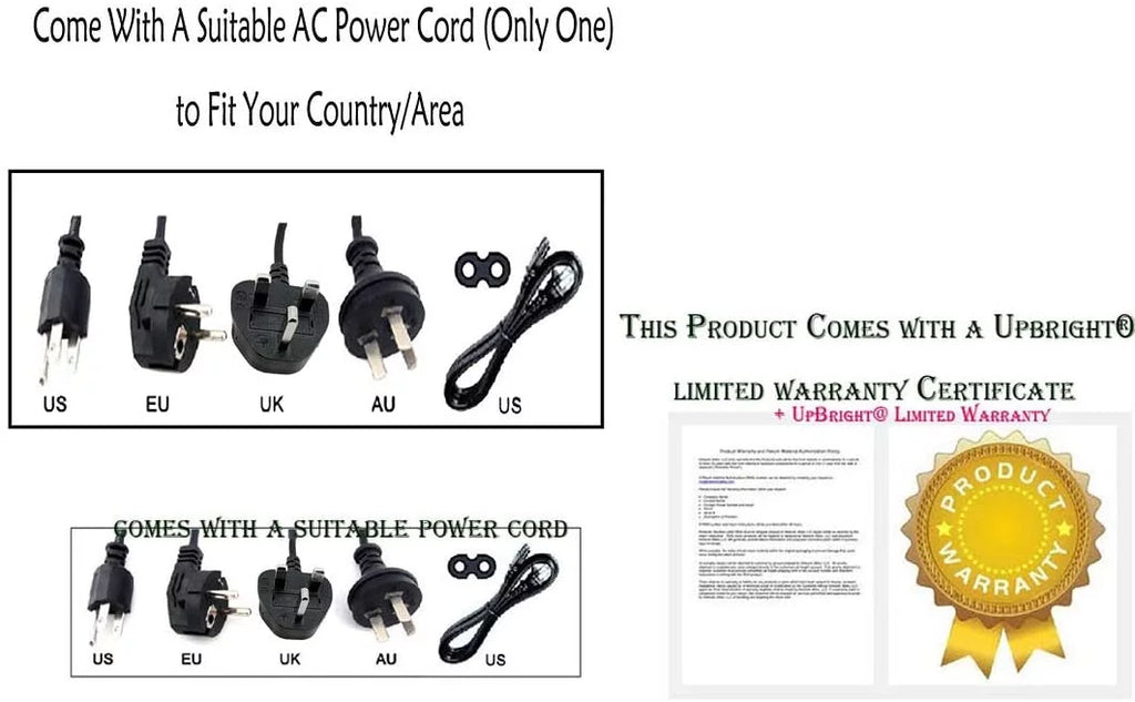 AC / DC Adapter Power Supply Cord Cable PS Charger G800808