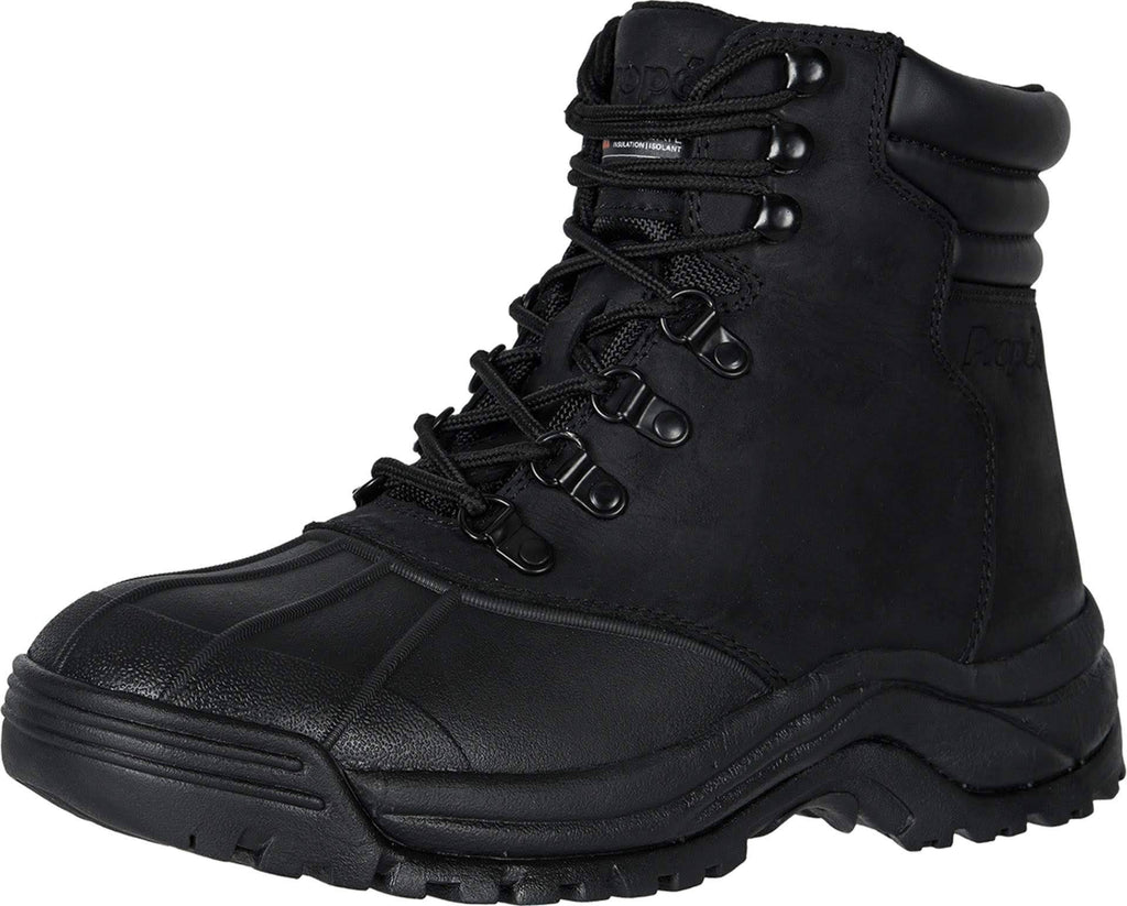 Black Mid Lace Boots V635