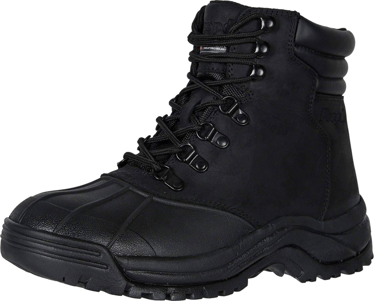 Black Mid Lace Boots V635