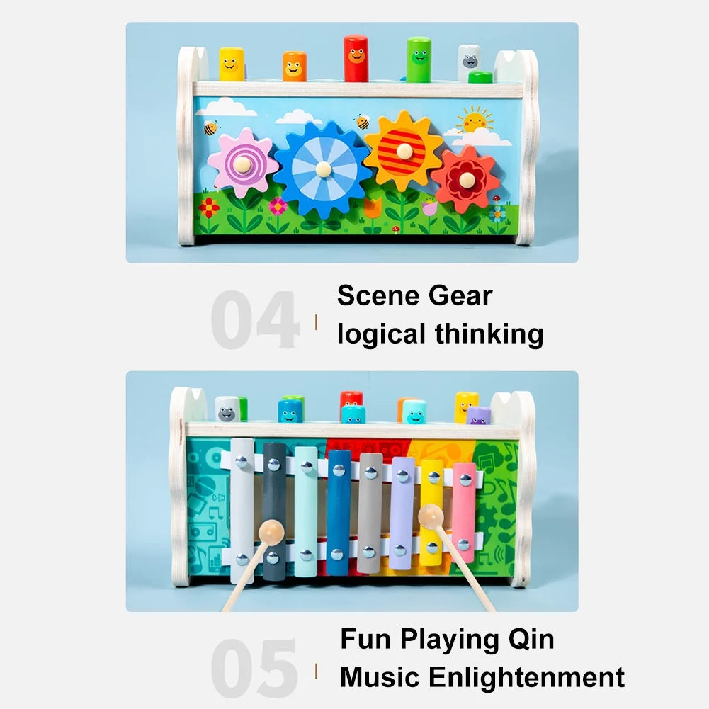Electronic Sensor Game Learning Color Hit The Gopher Game Machine G6039