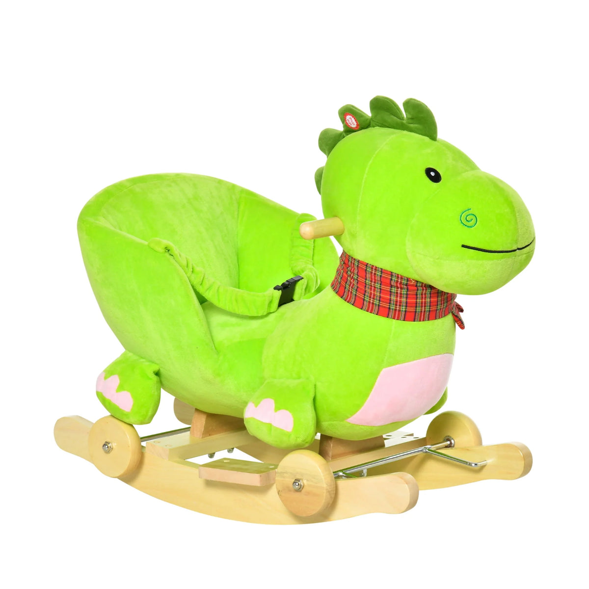 Pink Plush Rocking Unicorn Ride On Toy Y273