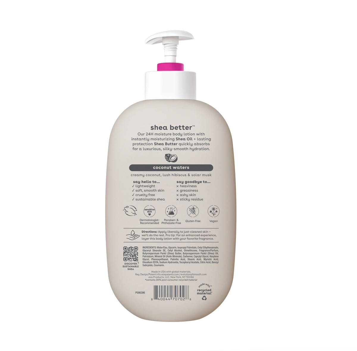 Shea Body Lotion Coconut Waters 16 fl oz Y9577