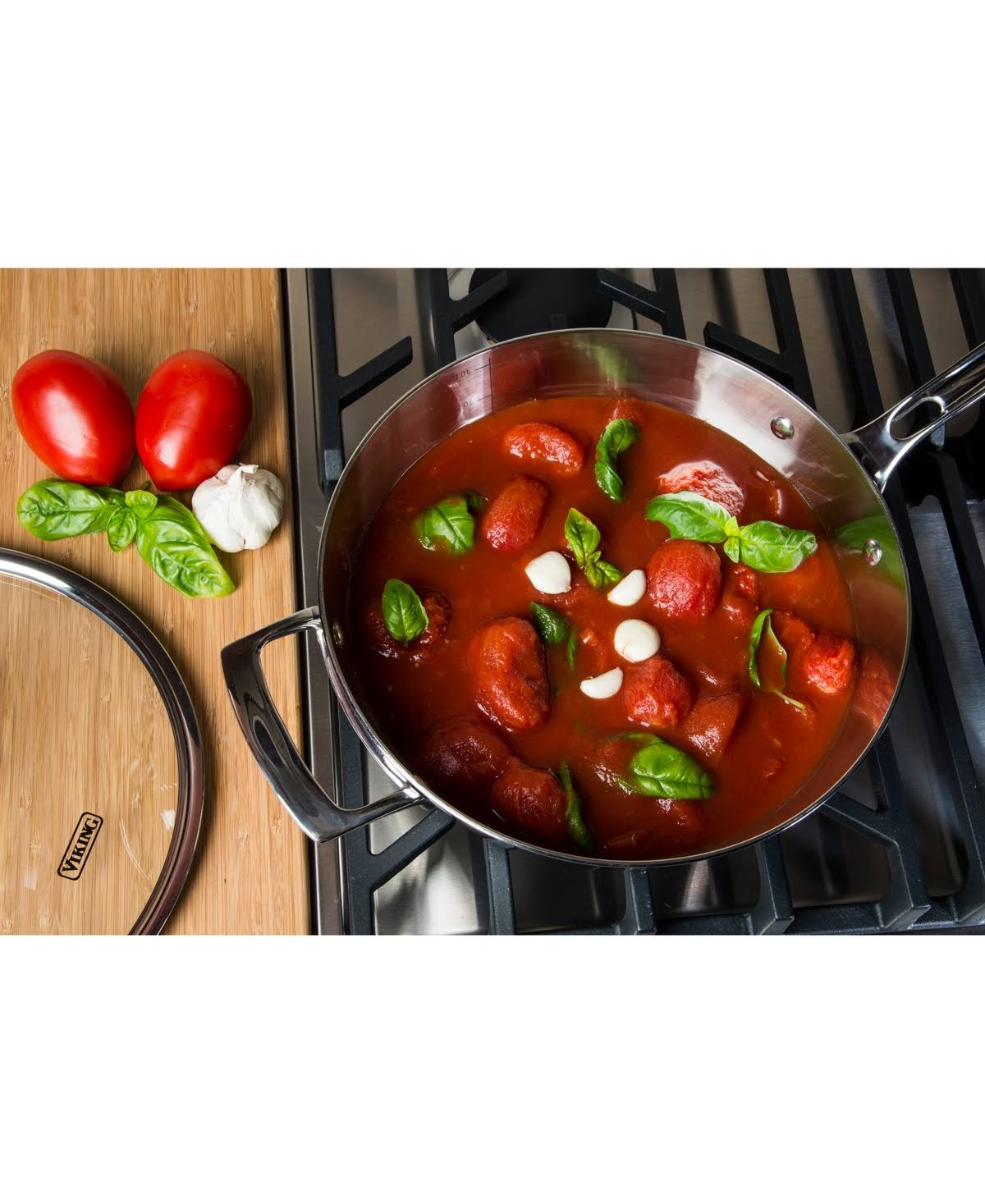 3.6 Quart Stainless Steel Saute Pan with Lid T926