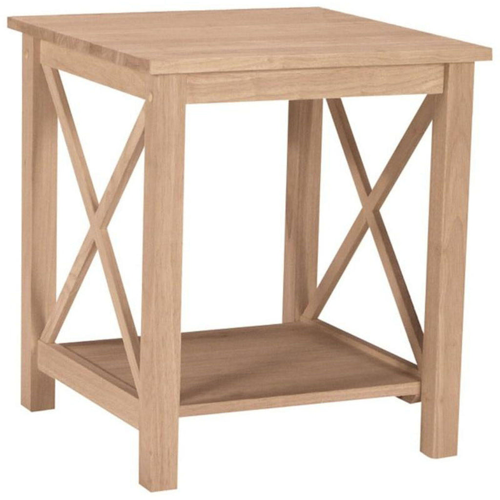 Brown Wood End Table D3663