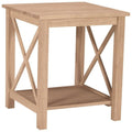 Brown Wood End Table D3663