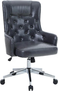 Dark Gray High Back Ergonomic PU Leather Office Chair R255