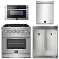 30 Inch Gas Range Refrigerator Microwave Drawer Dishwasher O788623