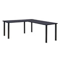 60 in. L-Desk with 42 in. Return A143