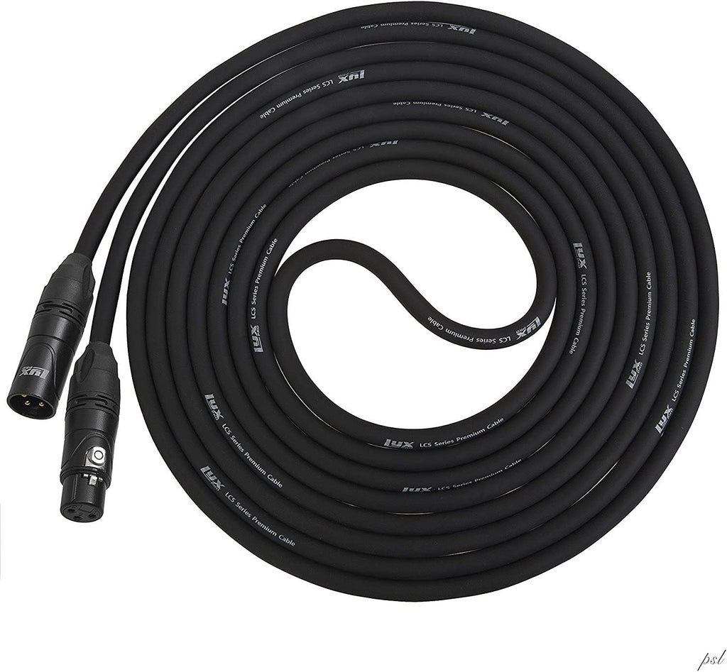Black 100 ft XLR Microphone Cable C2677