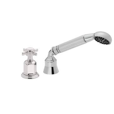 Matte Black Handshower and Diverter Trim Q266