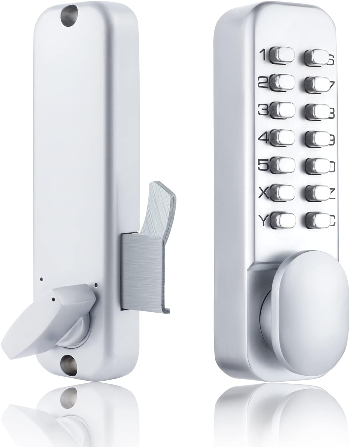 Keyless Entry Deadbolt Door Lock with Handle (Black) U936
