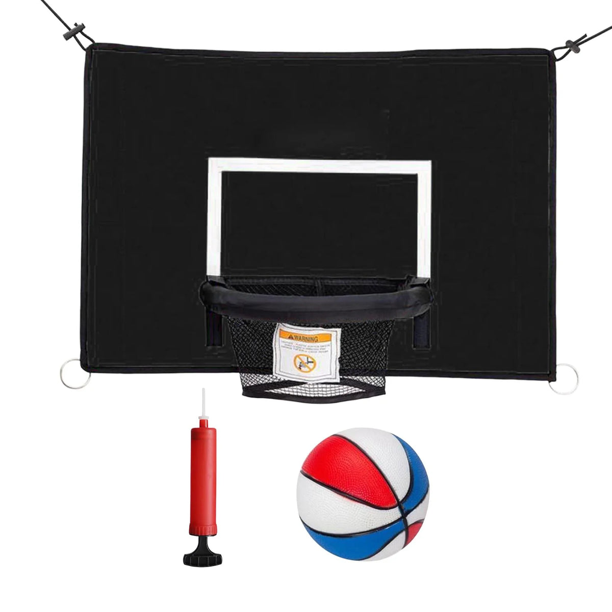 Basketball Hoop for Trampoline Basketball Frame Lightweight Backboard Sturdy for 69cm Colored Ball R747046