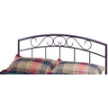 Black Full Queen Metal Spindle Headboard E318