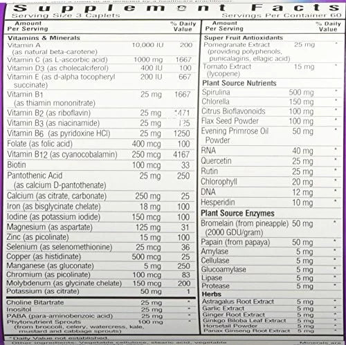 Multinutrient Formula With Iron 180 Ct L506458