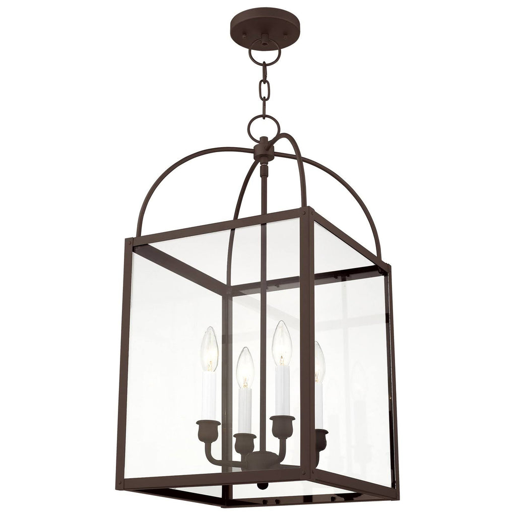 4 Light Black Chain Lantern V8953