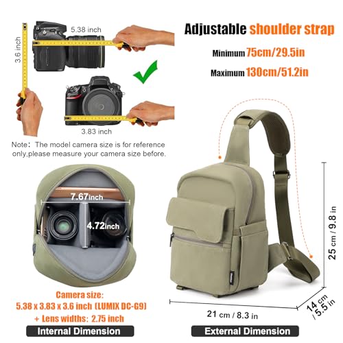 Lightweight Camera Bag with Tripod Holder and Rain Cover P151