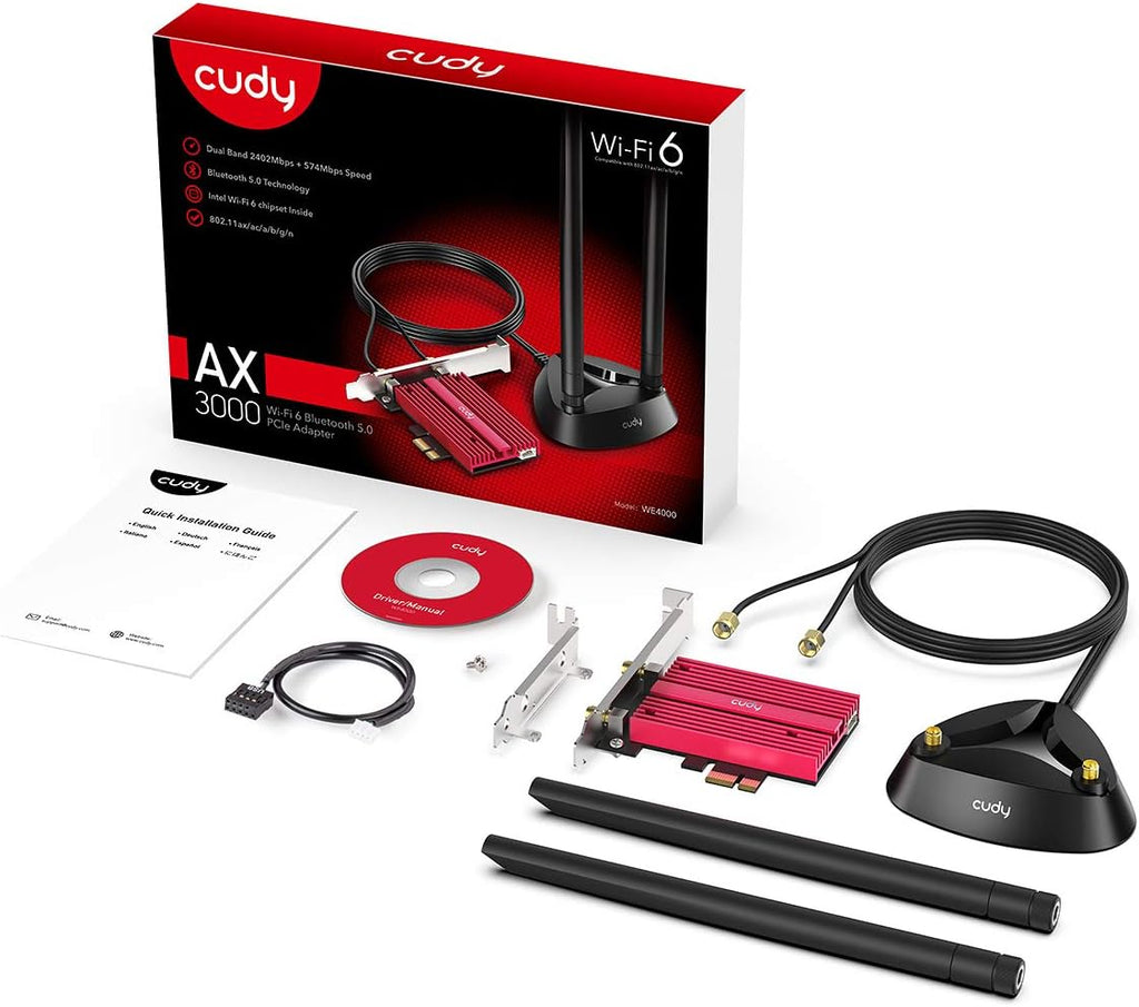 AX5400 WiFi 6 PCIe Card with Bluetooth 5.0 P271390