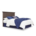Wood Queen Headboard with Three Panels in Brown K878