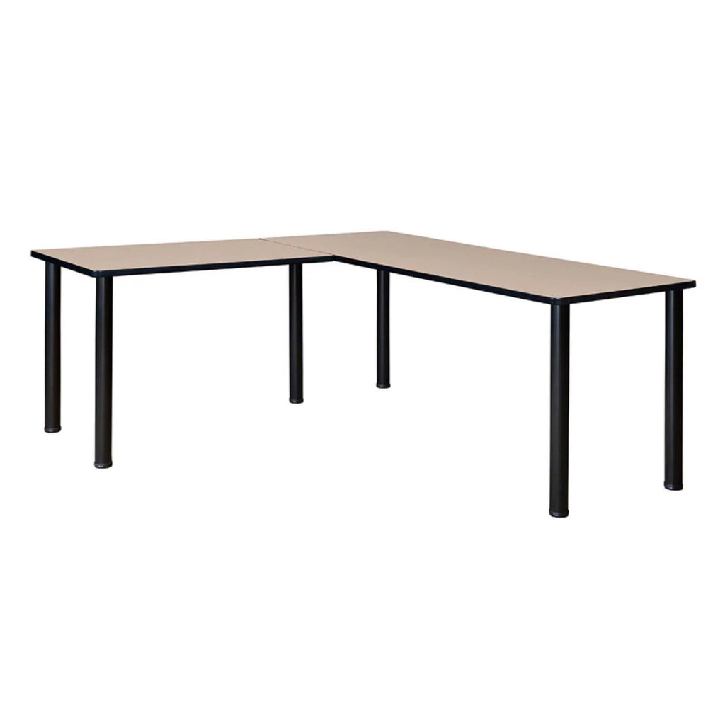 60 in. L-Desk with 42 in. Return A143