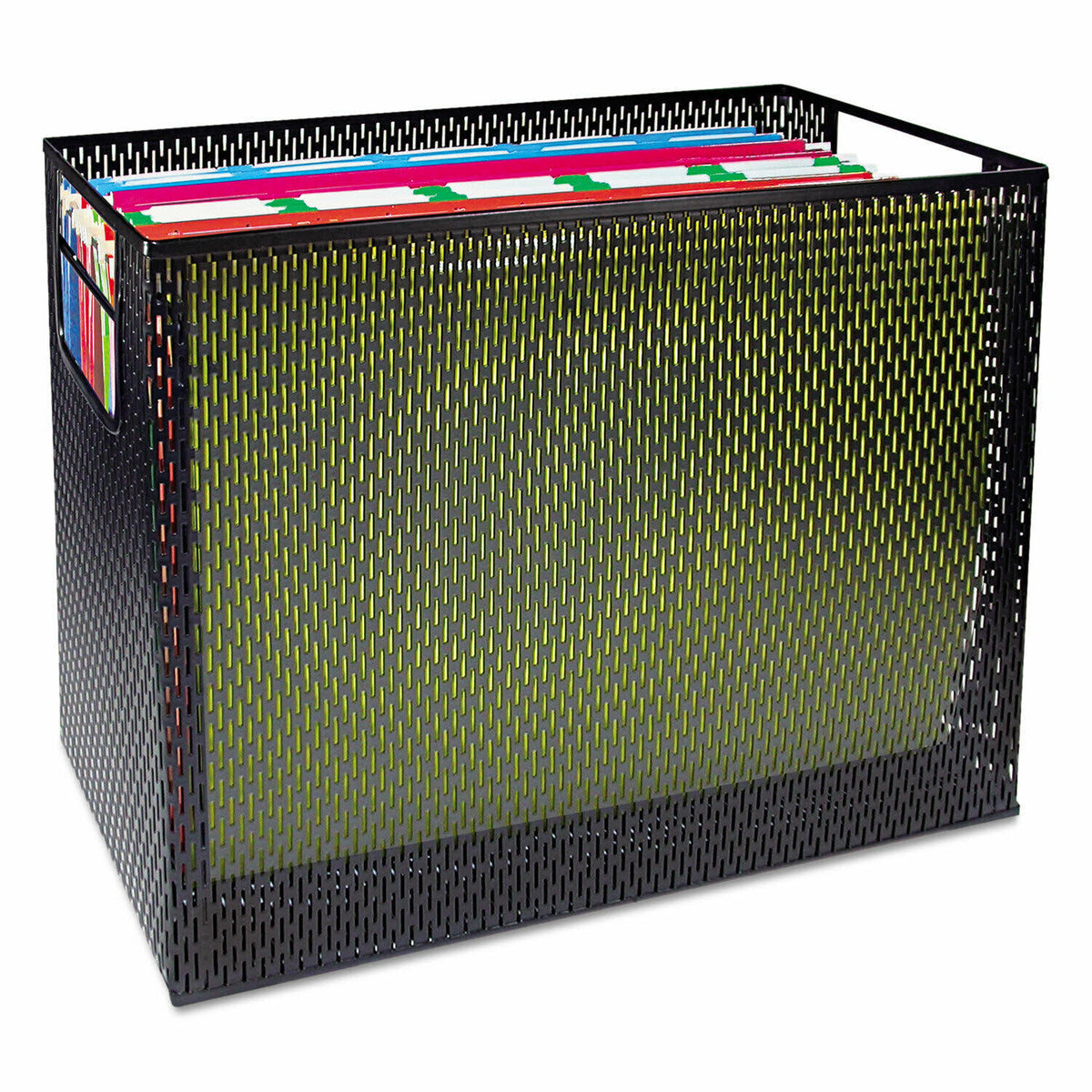 Punched Metal Desktop File Black D666526