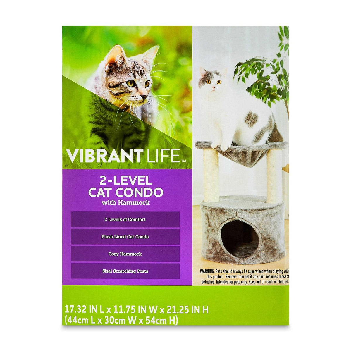 Medium Cat Condo with Hammock W114
