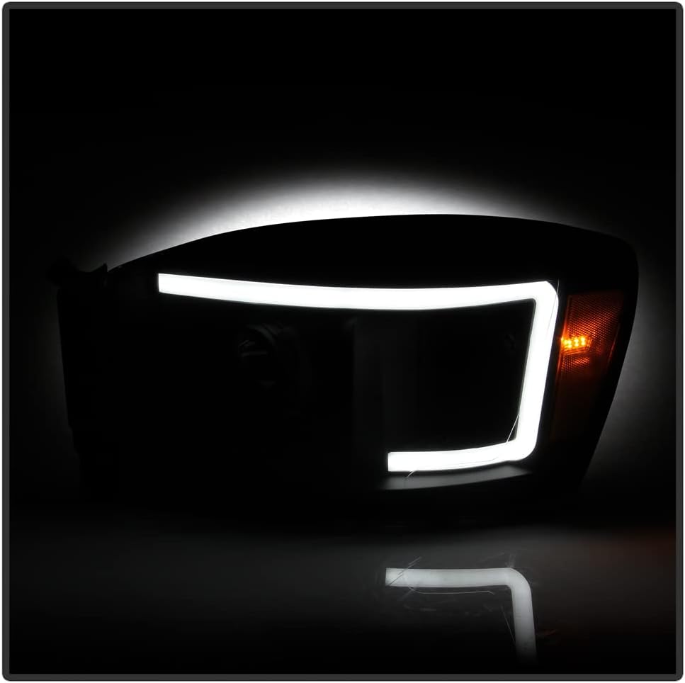 Black Housing LED Projector Headlights for Dodge Ram 1500 2500 3500 Pickup C6479