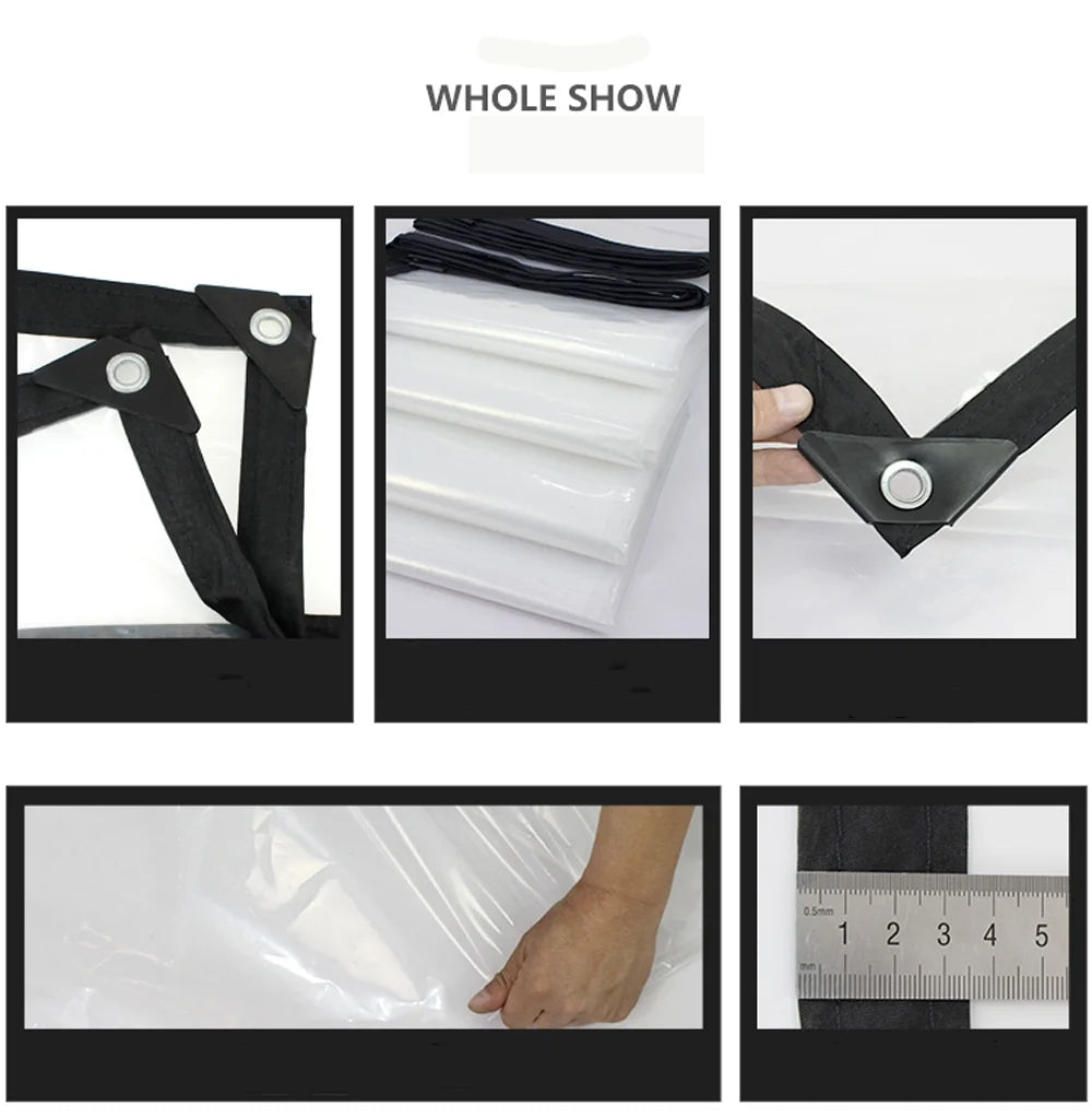 6 x 10 Waterproof Clear Tarp Z40737