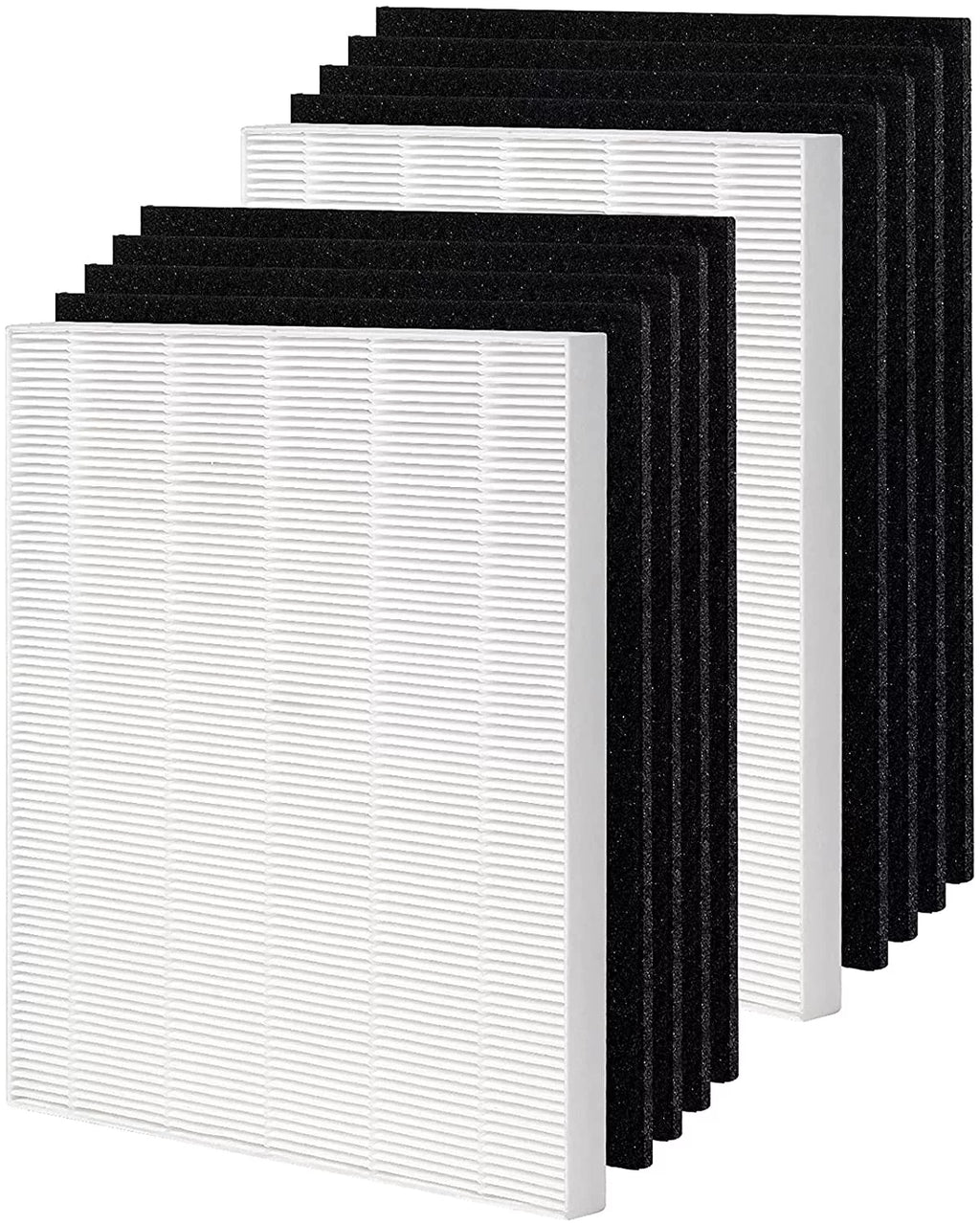 2 Pack HEPA Replacement Filter with 8 Activated Carbon Pre-filter V96281