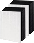 2 Pack HEPA Replacement Filter with 8 Activated Carbon Pre-filter V96281