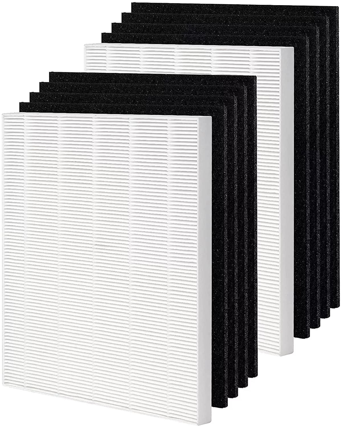 2 Pack HEPA Replacement Filter with 8 Activated Carbon Pre-filter V96281
