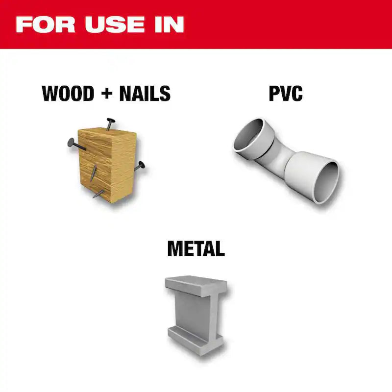 Multi-Material Cutting Reciprocating Saw Blades 5 Pack B652